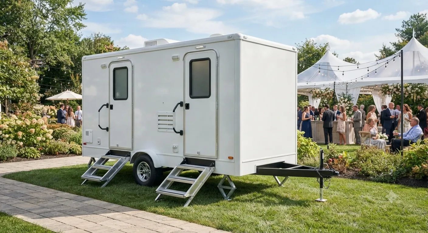2 Stall Restroom Trailer in Glendora, CA